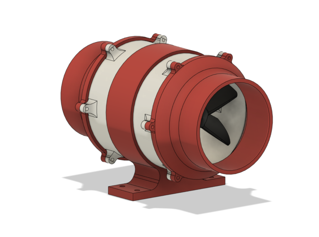 3D Printed duct fan