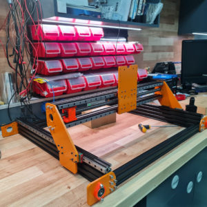 Clean setup of a DIY CNC machine