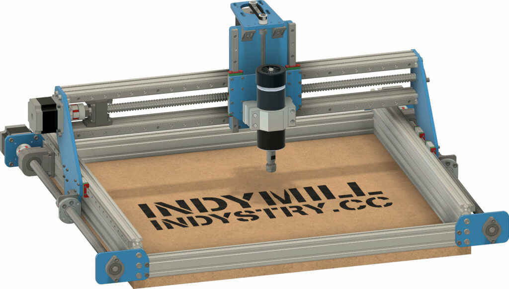 IndyMill DIY Open Metal CNC Machine – Indystry.cc