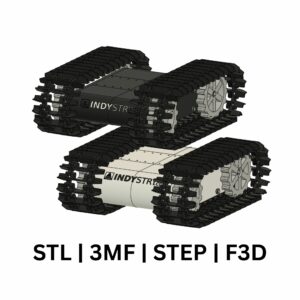 3D Printable Robot Chassis on Tracks