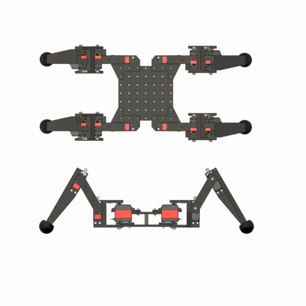 3D Printable 4-Legged Spider Robot - SpdrBot - Image 4